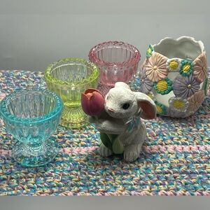 Vintage Easter Decor Bundle - Set of 5